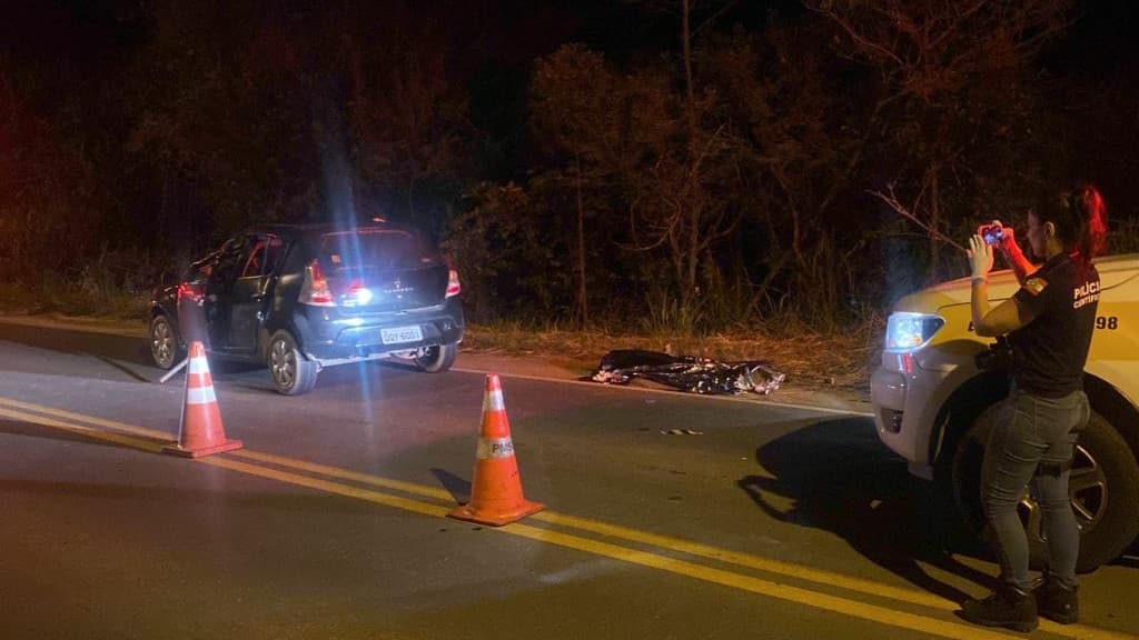 Motorista de carreta foge após provocar acidente com morte na SC-445
