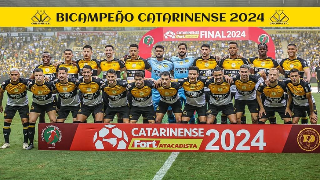 DEU TIGRE: Criciúma é Bicampeão Catarinense após empatar com o Brusque