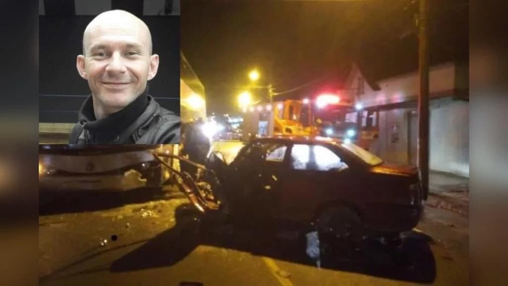 Motorista morre após acidente entre carro e ônibus em São Bento do Sul