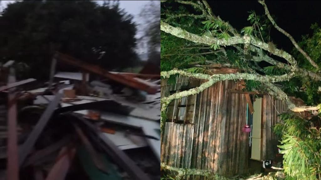Tornado devasta cidade em Santa Catarina