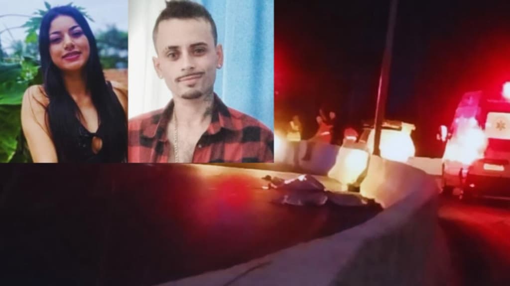 Casal morre após grave acidente de moto em Joinville