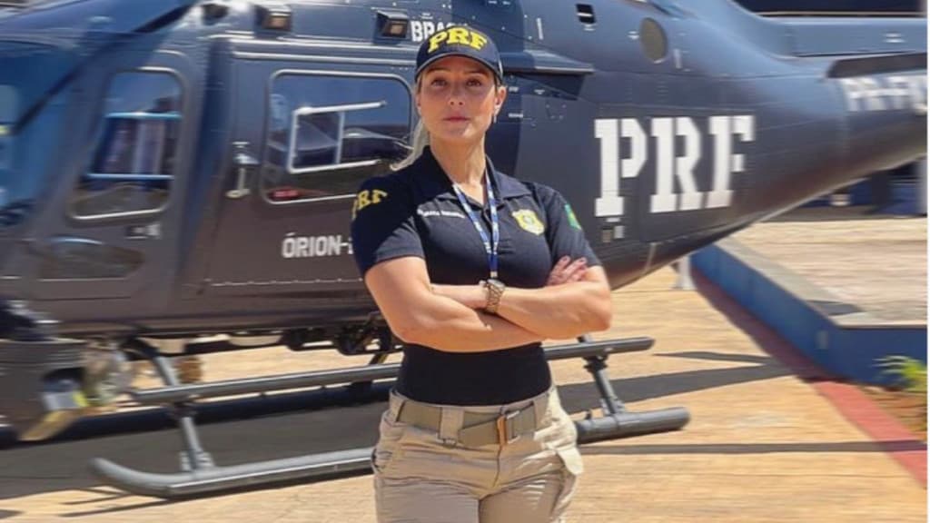 Ex-loira do Tchan abandona holofotes para combater crime com a PRF