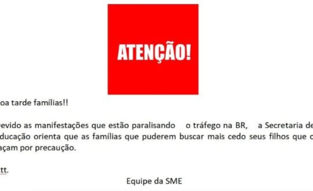 Educação de Itapema pede que pais busquem os filhos mais cedo nas escolas