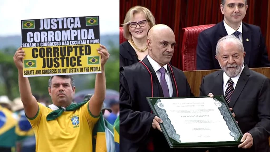 Em meio a protestos, Lula é diplomado pelo TSE como presidente-eleito do Brasil