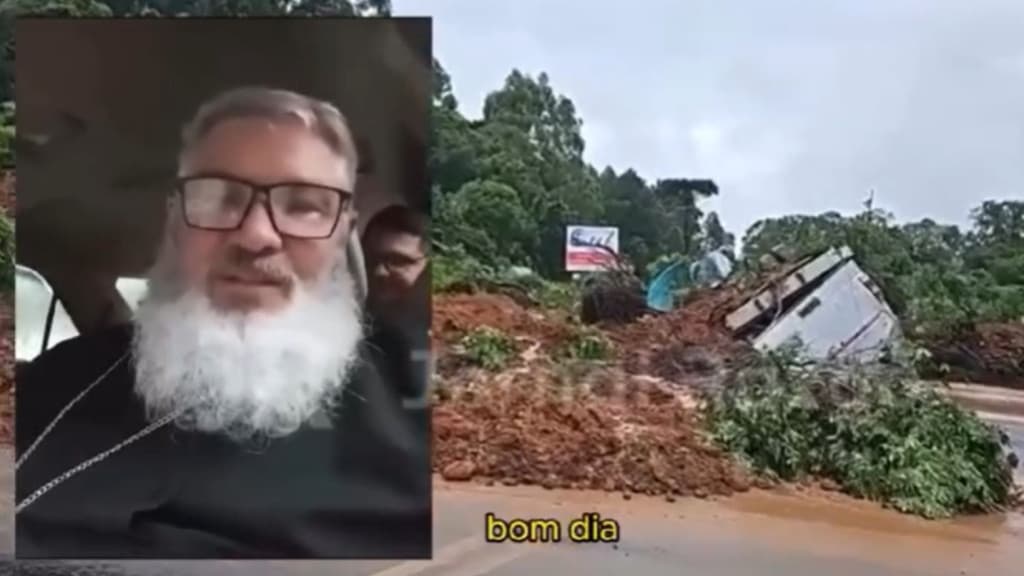 “Temos tempo pra tudo”: bispo publicou vídeo antes de morrer em deslizamento no RS