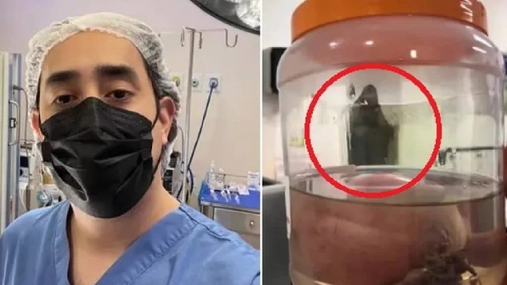 Médico registra “aparição do Ceifador” após cirurgia para retirada de útero