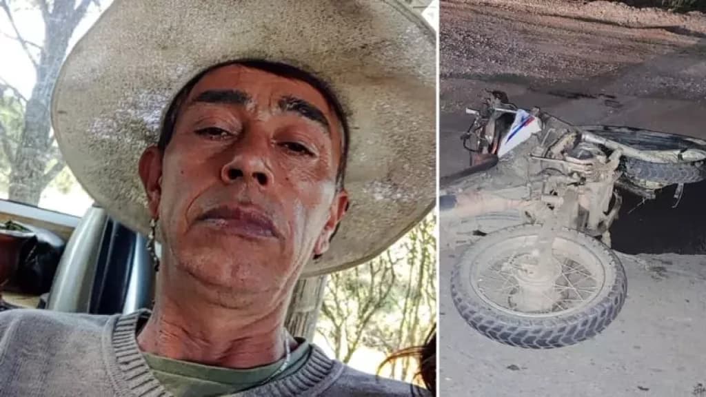 Identificado motociclista que morreu após colisão com carro na SC-114