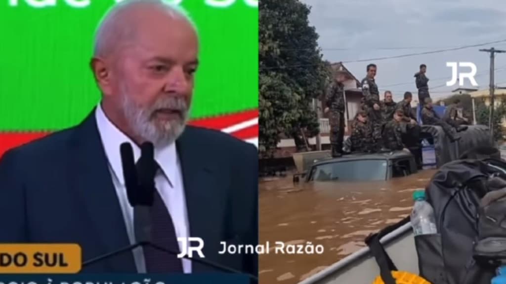 Lula diz que deu lição ao Brasil no enfrentamento a tragédia no Rio Grande do Sul: “um sucesso”