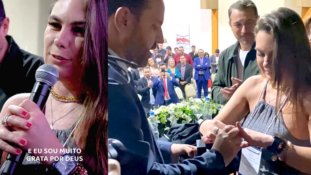 “É o homem da minha vida”: Paulinha e Paulinho se casam com a benção de Moisés