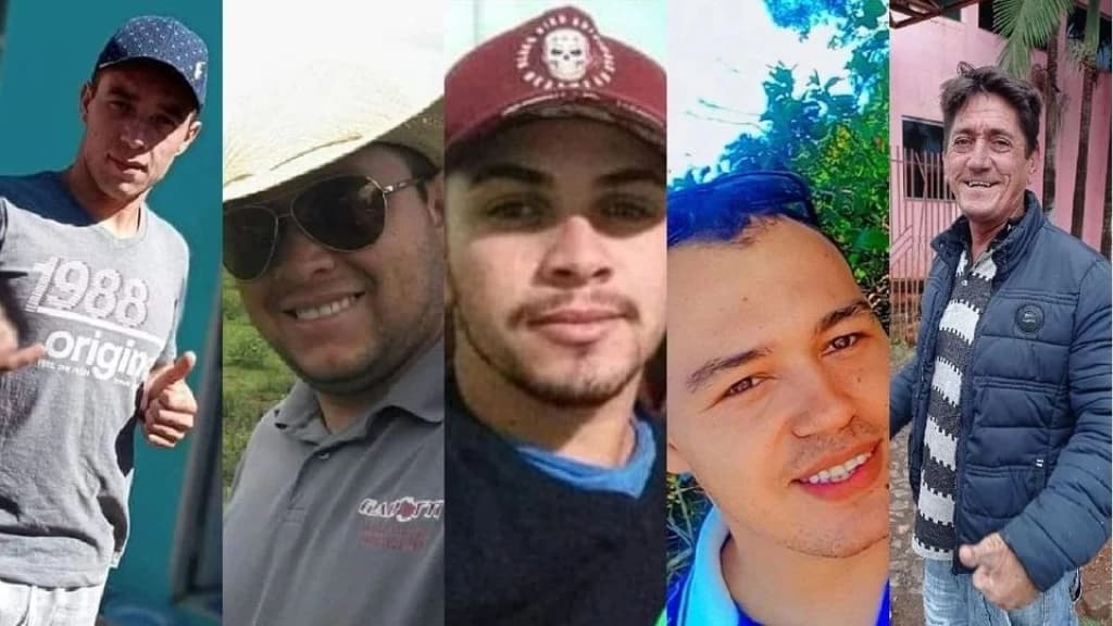 Vítimas atingidas por toras de madeira que caíram de caminhão são identificadas