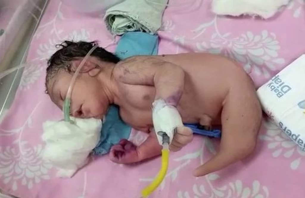 Bebê nasce com “cauda de sereia” e chama atenção da medicina