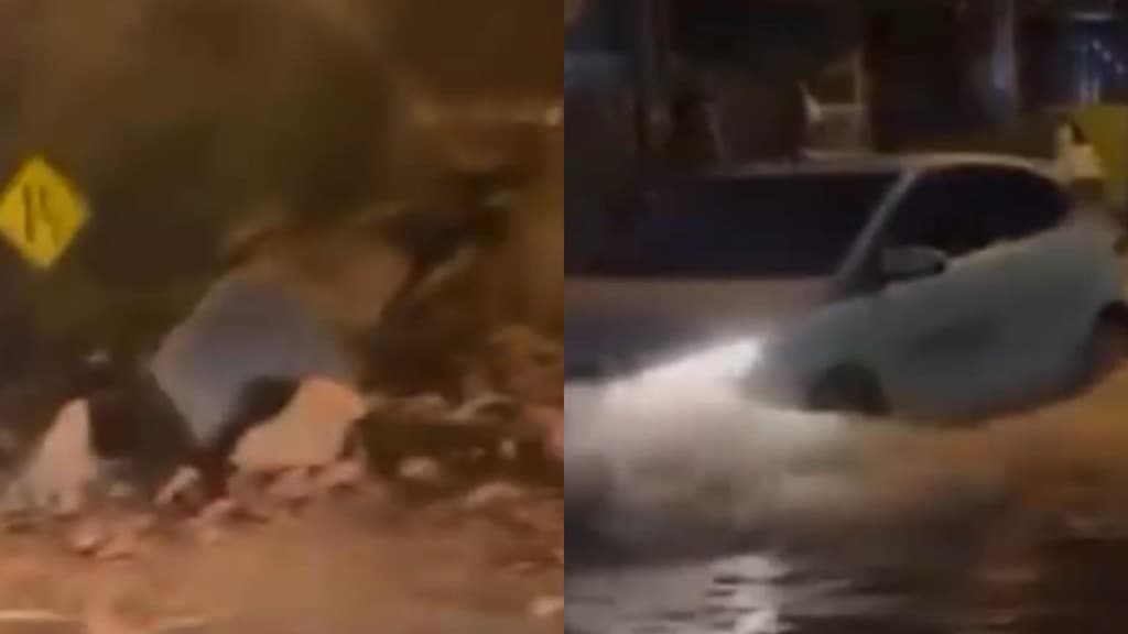 Enxurrada em Florianópolis, provoca deslizamento de terra, acidentes e alagamentos
