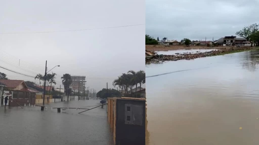 Chuva volta a assolar Santa Catarina e deixa Defesa Civil em alerta