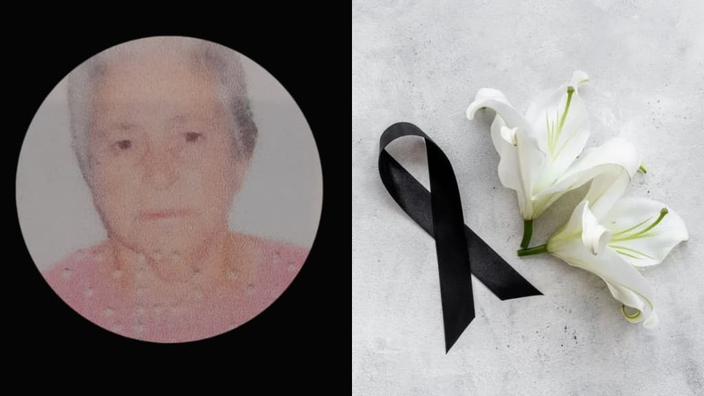 Nota de falecimento de Iracema Nazario Angelo