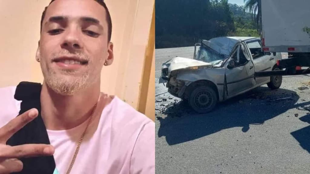 Jovem morre após colisão entre carro e caminhão na SC-108