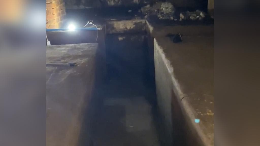 “Sala secreta” em formato de cruz é encontrada no subsolo de Tijucas