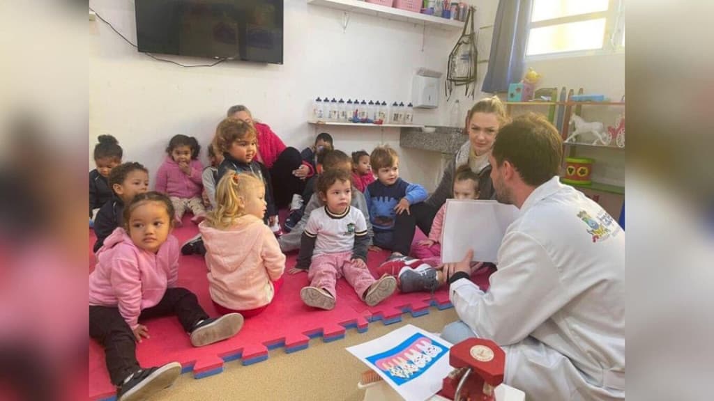Itapema investe na saúde bucal infantil através do Programa Saúde na Escola