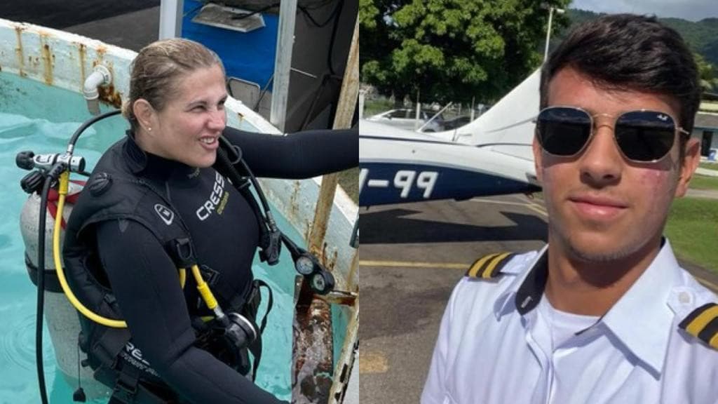 Mãe faz curso de mergulho para buscar filho que sumiu há 2 anos após queda de avião