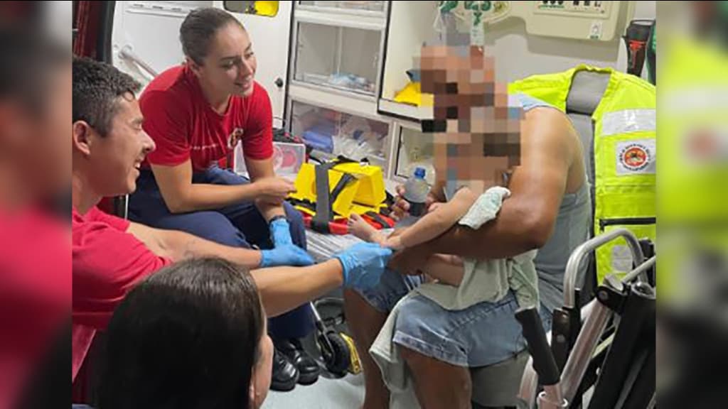 Bebê é salva por bombeiros após engasgo