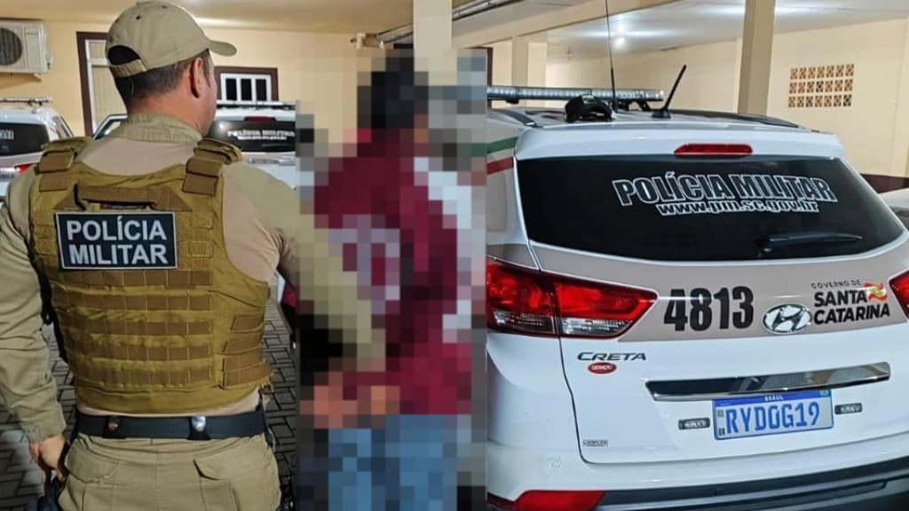 Homem com mandado de prisão por lesão corporal culposa é preso em Itapema