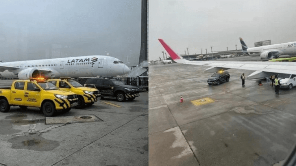Ameaça de bomba por passageiro de SC provoca alerta de segurança em aeroporto de SP