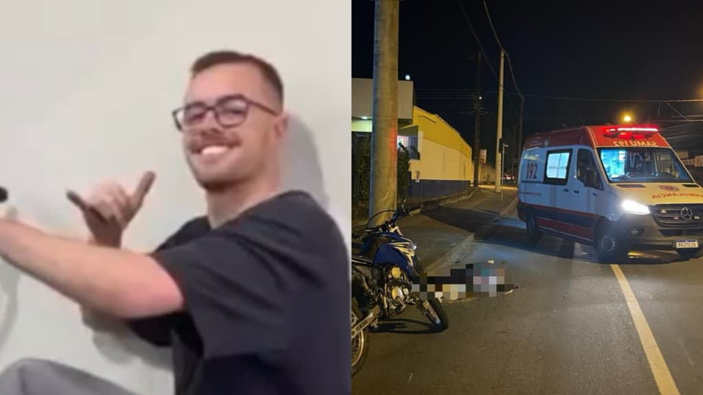 Identificado jovem que morreu após colidir moto contra poste em Blumenau