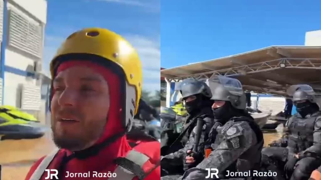 URGENTE: Policiais do CHOQUE são enviados após assaltos e mortes contra voluntários no RS