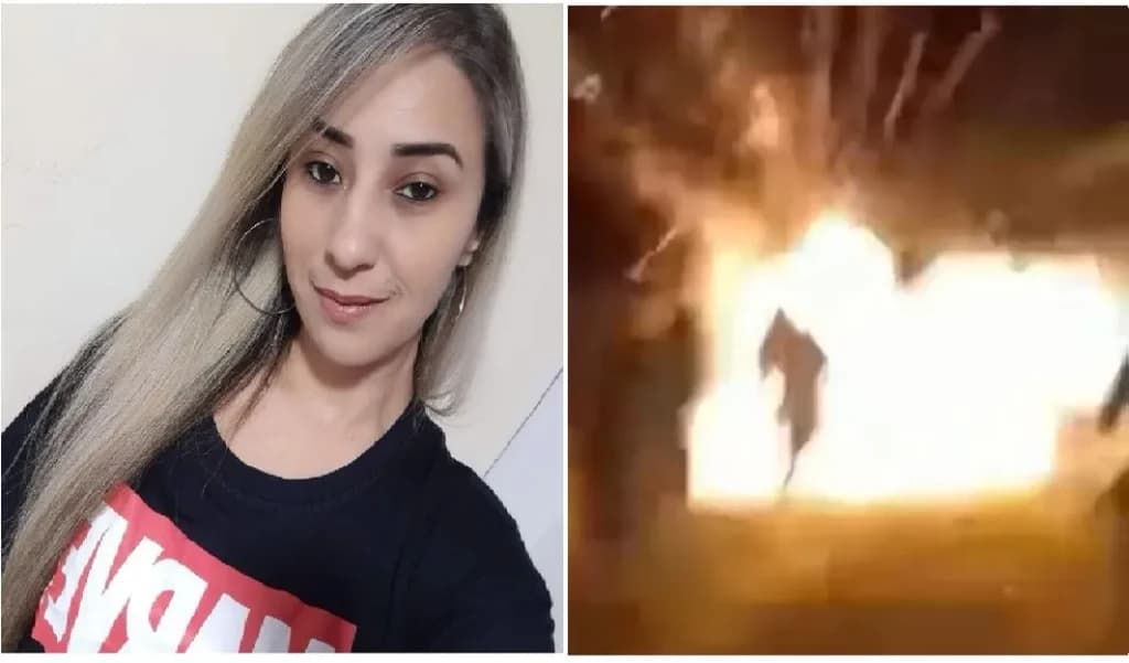VÍDEO: Mulher morre após rojão ficar preso na roupa e explodir durante Réveillon