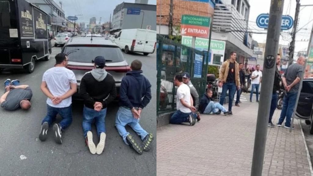 Quadrilha gaúcha de estelionatários é presa em Itajaí levando idoso ao banco