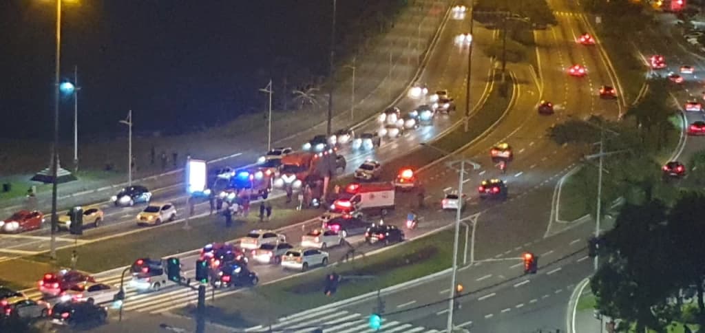 Jovem morre após ser atropelada em faixa de pedestre, em Florianópolis