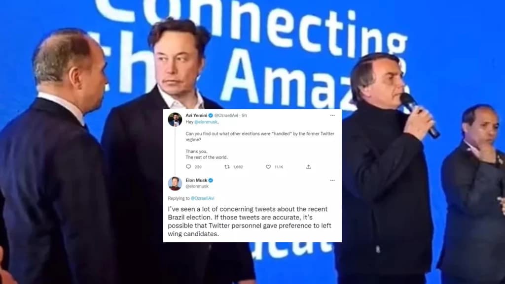 Musk suspeita que Twitter favoreceu candidatos de esquerda no Brasil