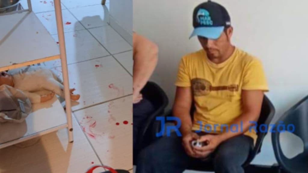 Mãe esfaqueada ao defender a filha de estuprador volta para a UTI