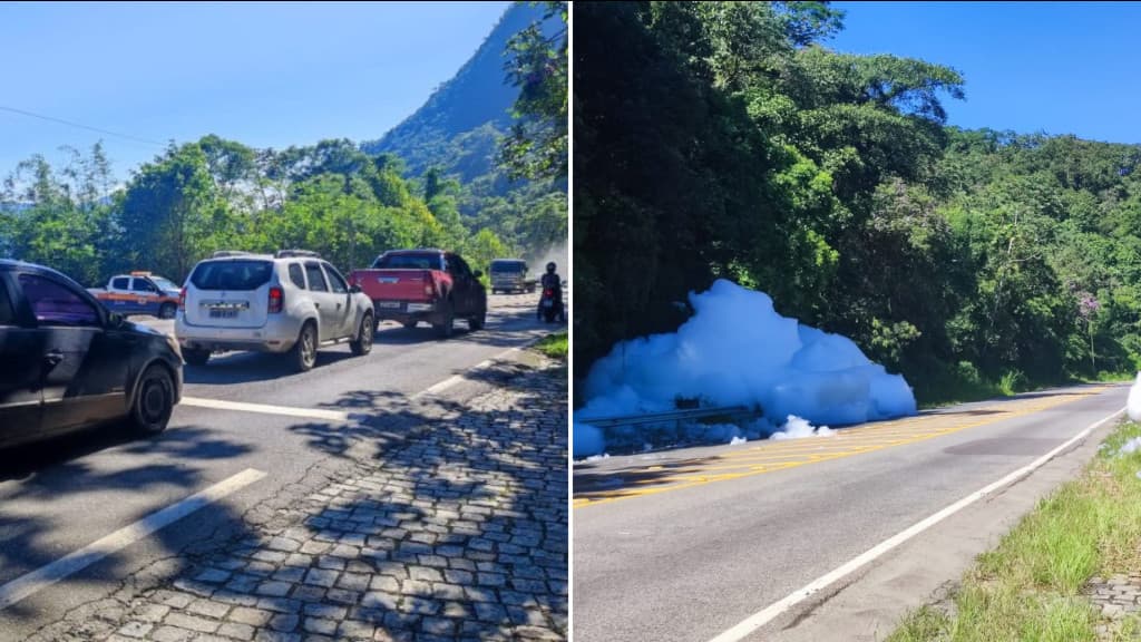 Serra Dona Francisca em Joinville é reaberta após acidente com ácido sulfônico