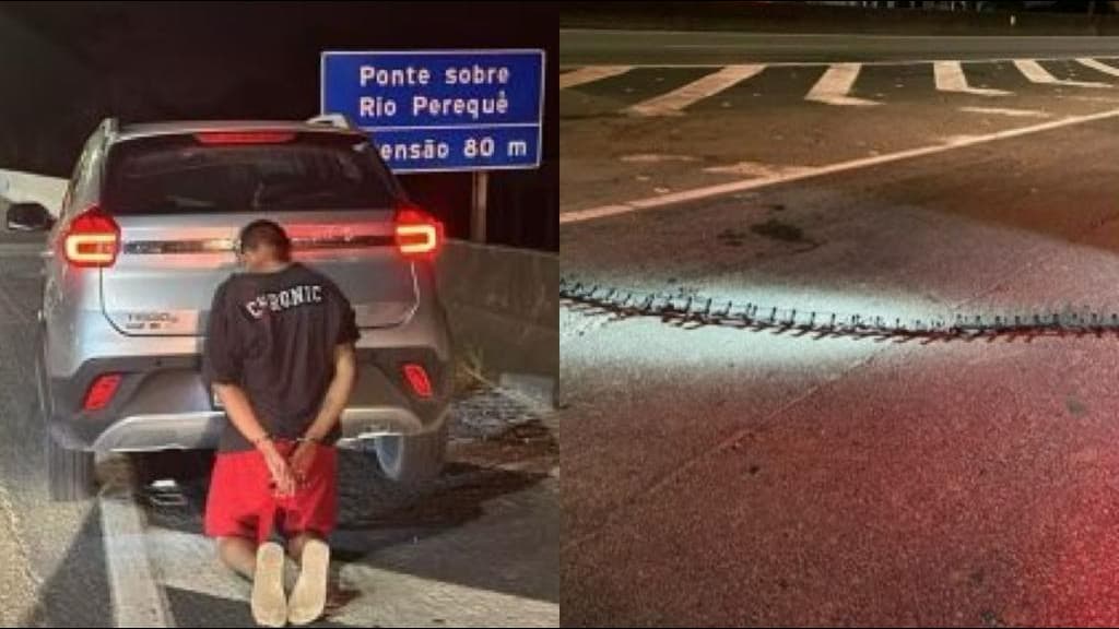 Policial é atropelado durante perseguição a carro furtado na BR-101