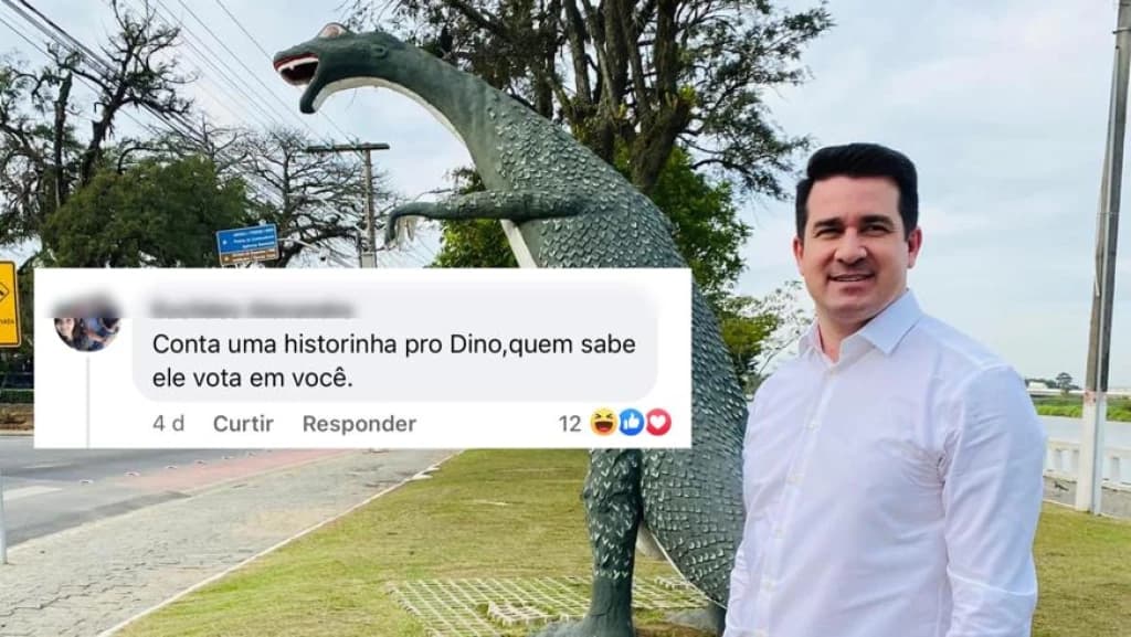 Sorte que o Dino não morde