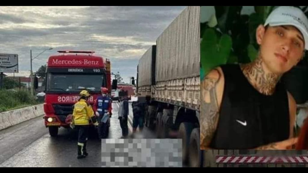 Identificado motociclista que morreu em acidente envolvendo carreta na BR-280
