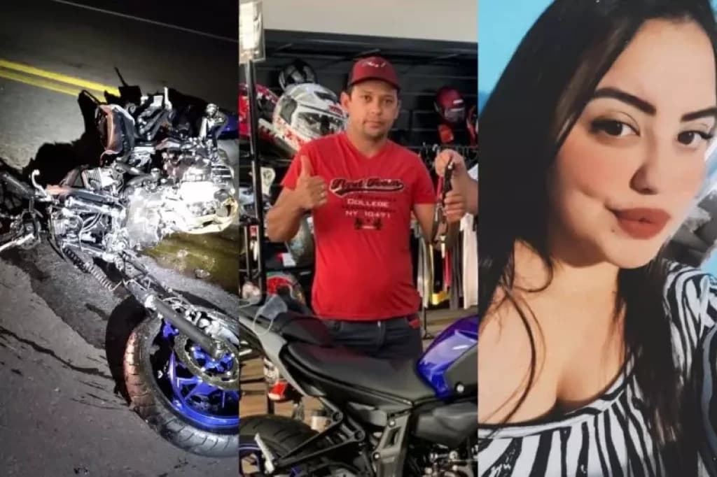Identificado casal morto após colisão frontal entre carro e moto na SC-157