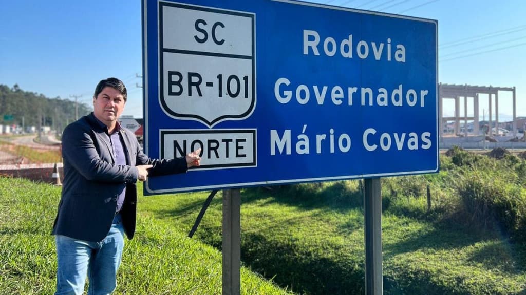 Deputado quer mudar “nome” da BR-101 em SC: “devemos homenagear um catarinense”
