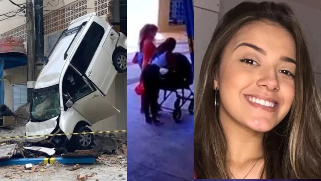 Jovem atingida por carro que despencou de prédio em BC recebe alta hospitalar