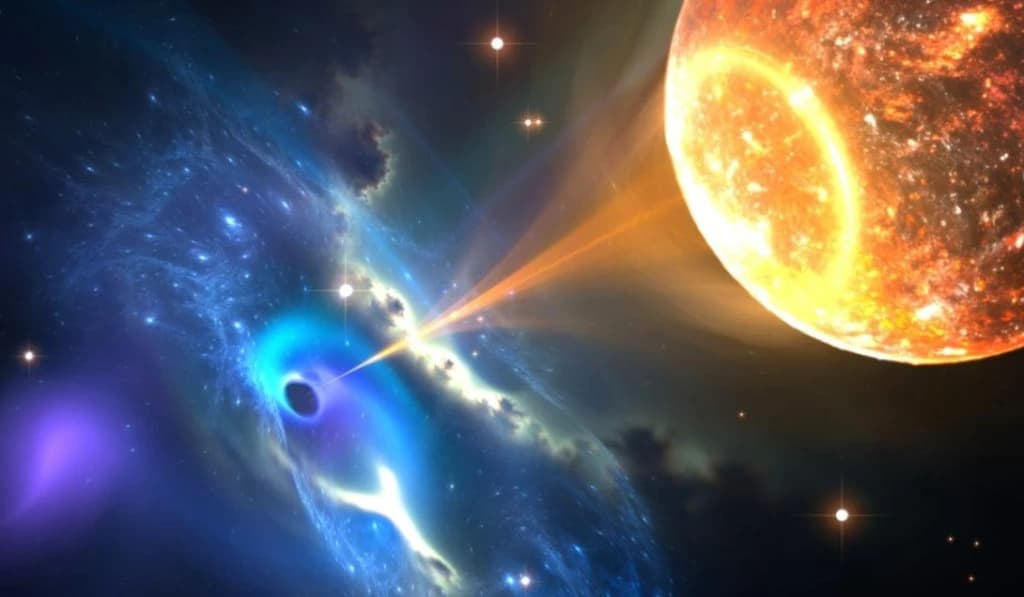 Descoberto um buraco negro que fabrica estrelas em vez de destruí-las