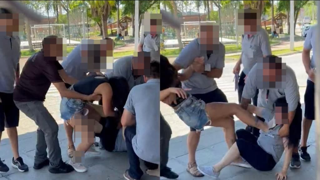Cobradora leva chute no rosto de passageira em terminal de ônibus