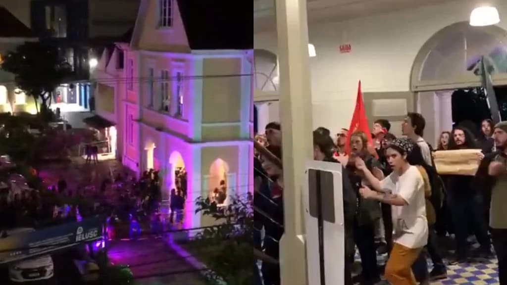 Pai repudia presença de filha em protesto de Joinville: “fácil sendo bancada”