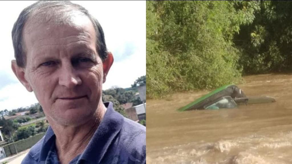 Identificado agricultor que desapareceu após cair com trator em rio