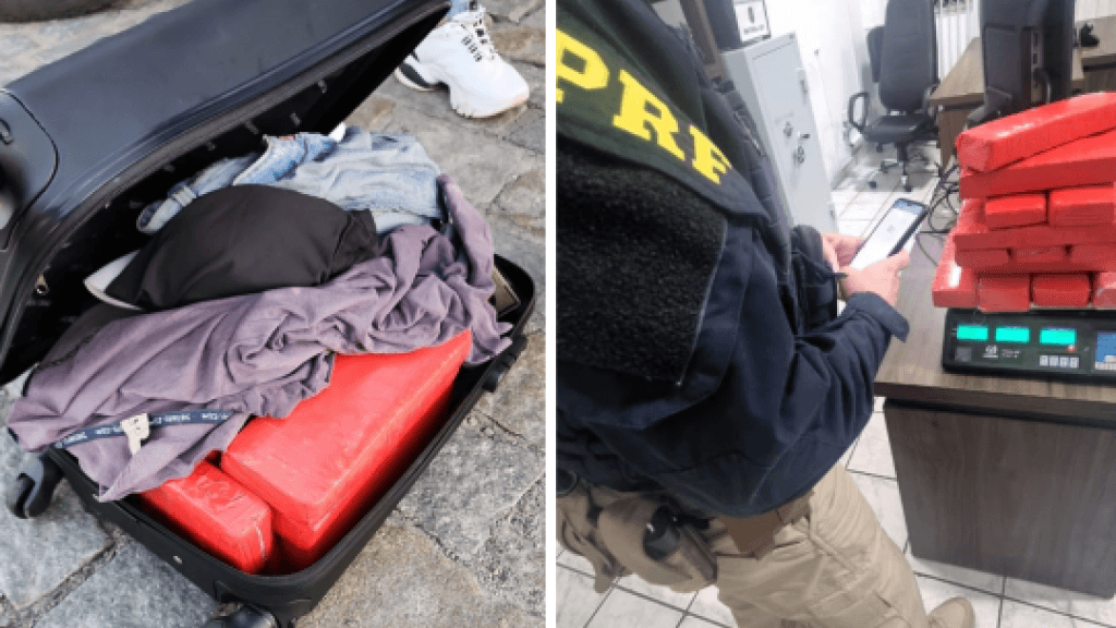 Menor se desespera ao ser flagrada conduzindo 10 kg de maconha para Itajaí