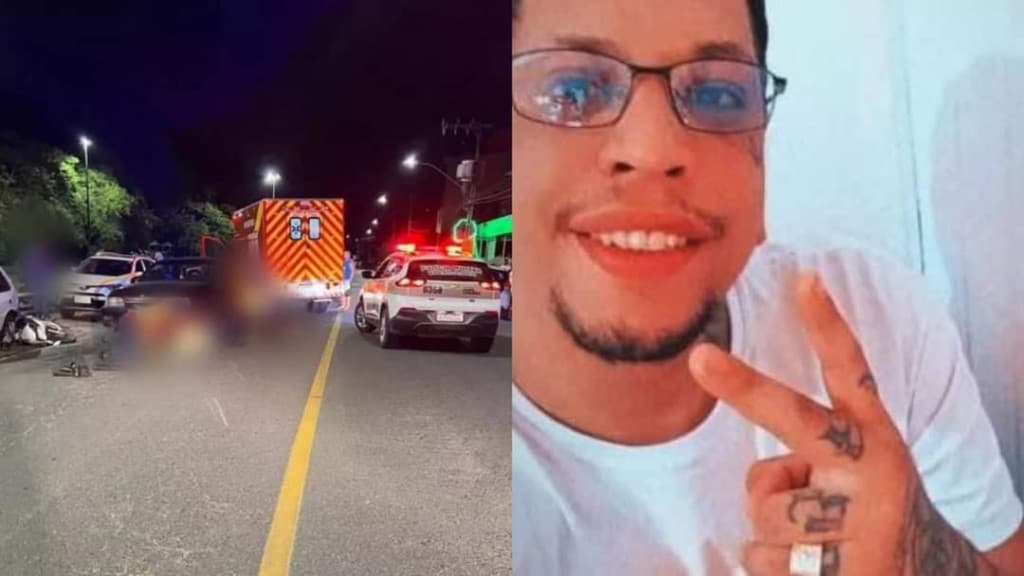 Motociclista morre após perder o controle de moto e colidir em veículo estacionado