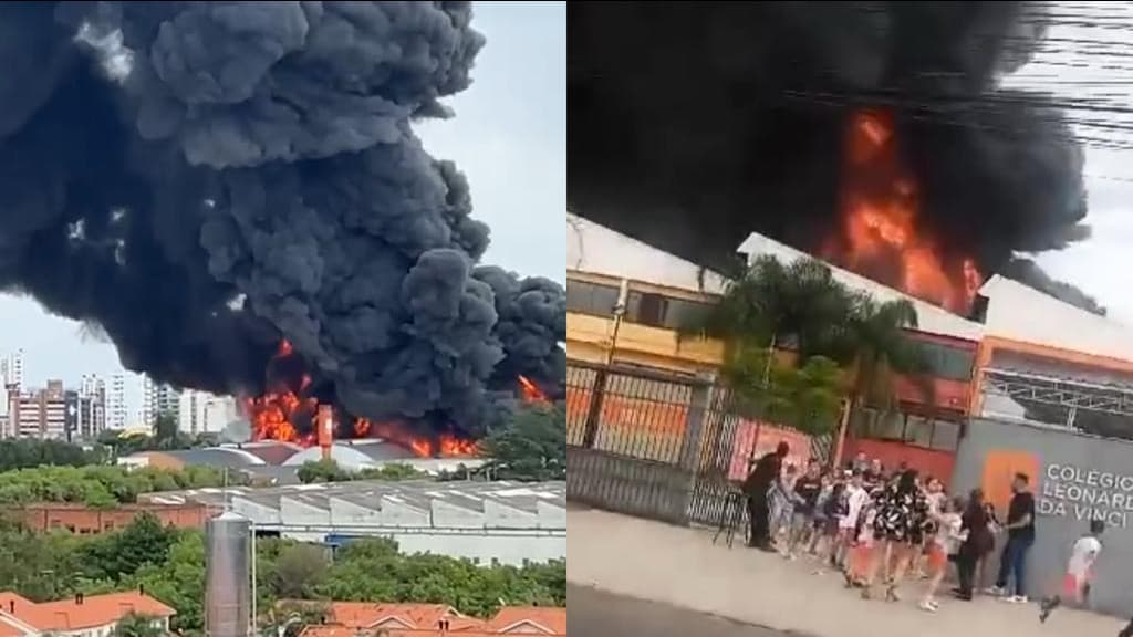 URGENTE: Vários incêndios destroem empresas e moradias “ao mesmo tempo” no Sul do Brasil