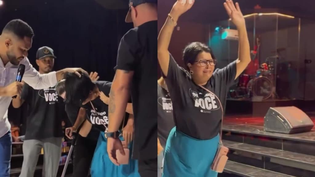 Mulher é curada da artrose durante oração de pastor em igreja de Navegantes