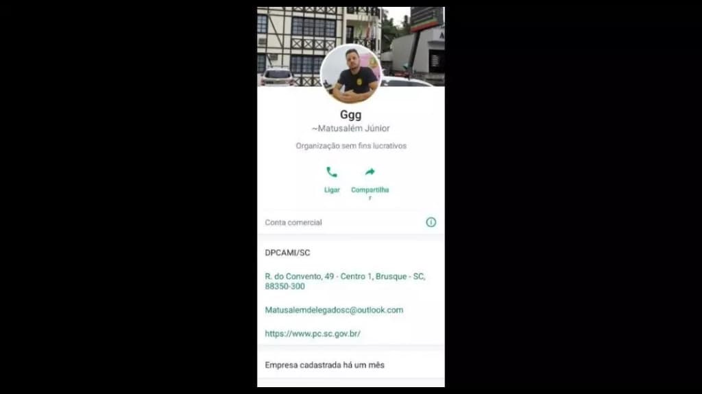 Golpe em nome de delegado de Brusque: alerta para a comunidade