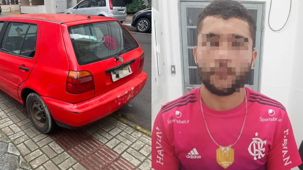 Homem é preso por receptação após comprar carro roubado em Itapema