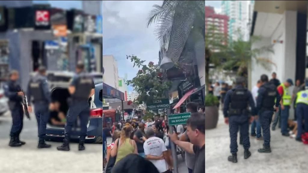 Ladrões de 15 e 16 anos levam uma “surra” de moradores em Balneário Camboriú